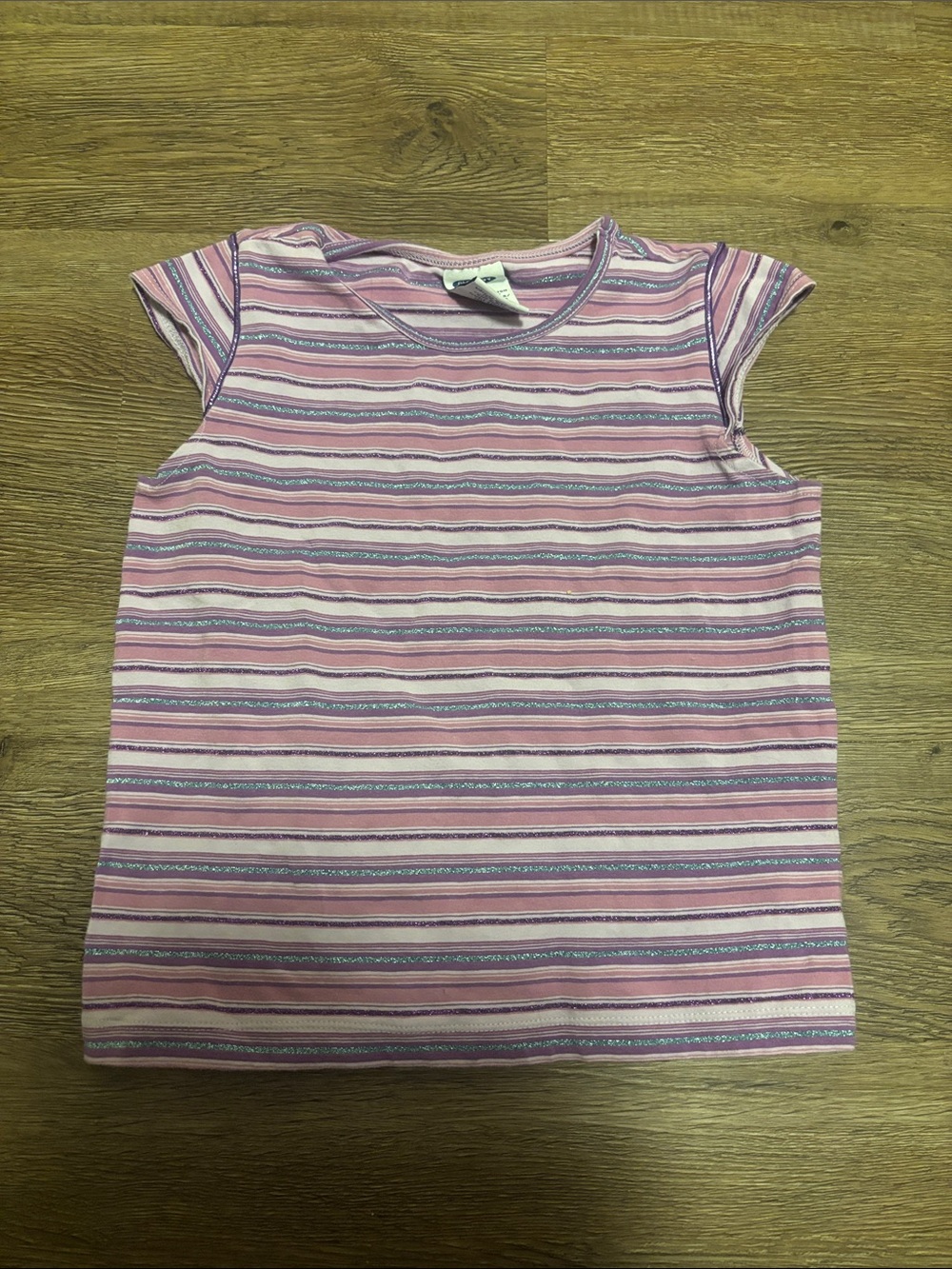 girls purple and blue sparkly top